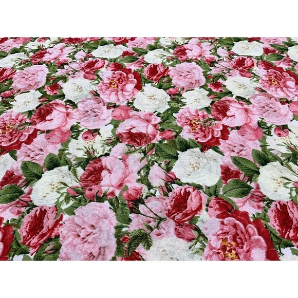 Candace Allen Vintage Rose Bouquet by David Textiles Cotton   3 Yards x 44" Wide - Picture 9 of 15
